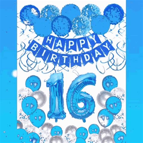 happy 16th birthday gif images|Boy 16th Birthday gifs